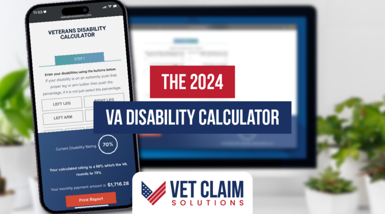 2024 VA Disability Calculator - VET CLAIM SOLUTIONS
