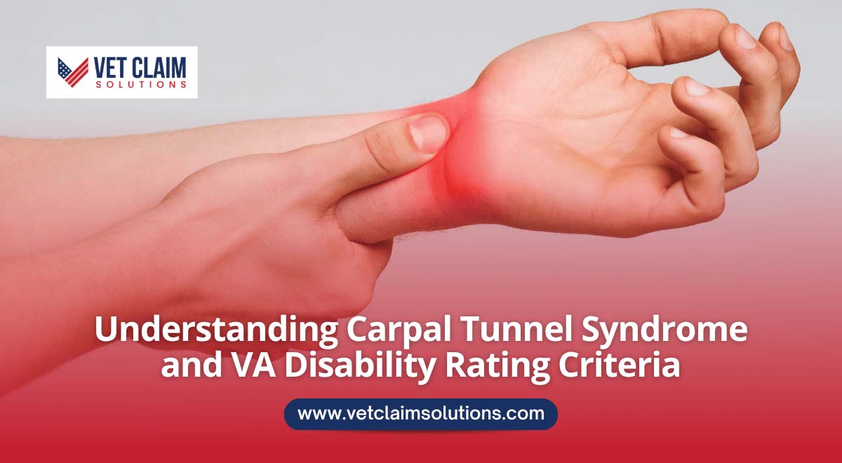 Read more about the article Understanding Carpal Tunnel Syndrome and VA Disability Rating Criteria