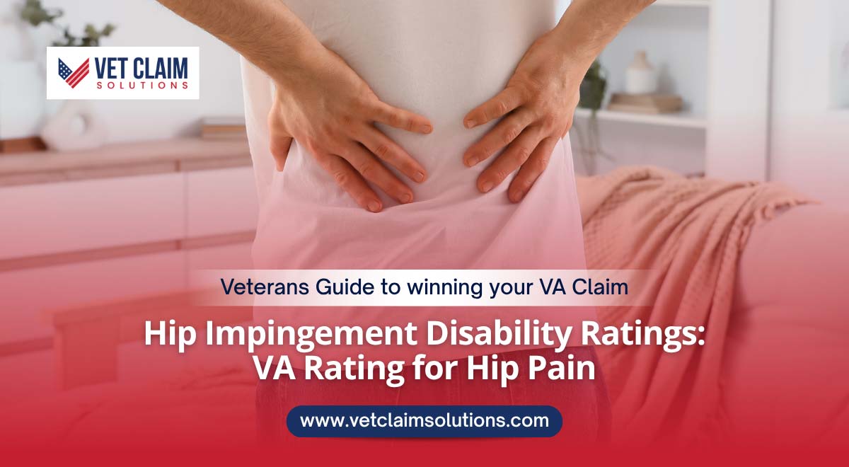 Read more about the article Hip Impingement Disability Ratings: VA Rating for Hip Pain